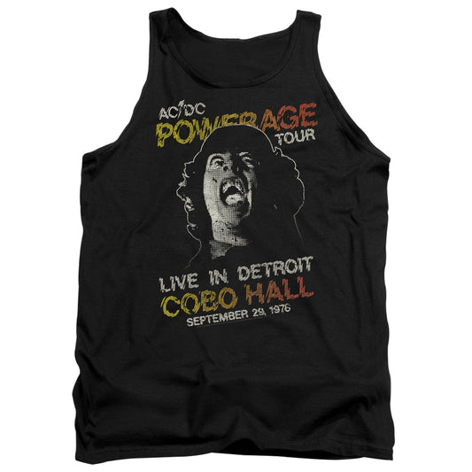 AC/DC Powerage Tour Mens Tank Top Shirt Black