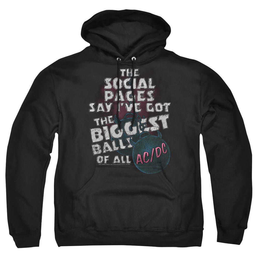 ACDC Big Balls Mens Hoodie Black