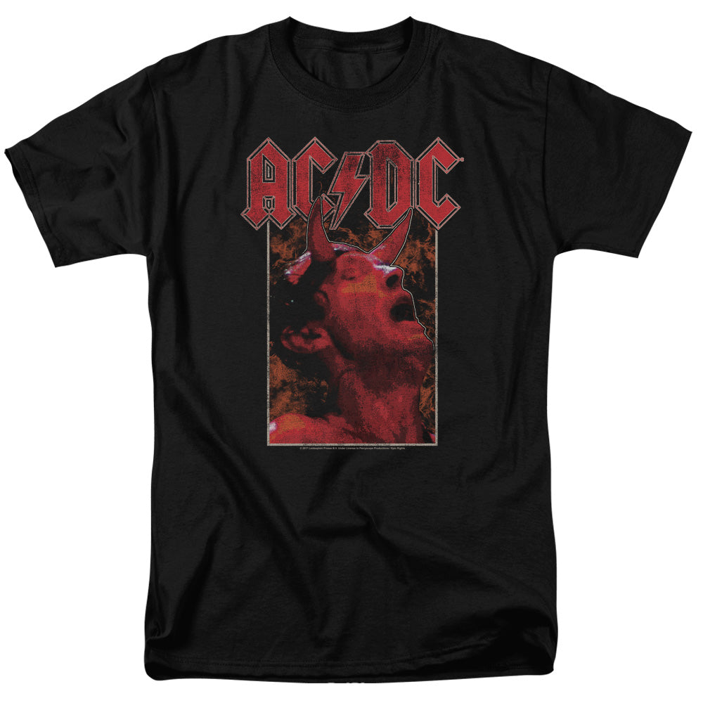 ACDC Horns Mens T Shirt Black