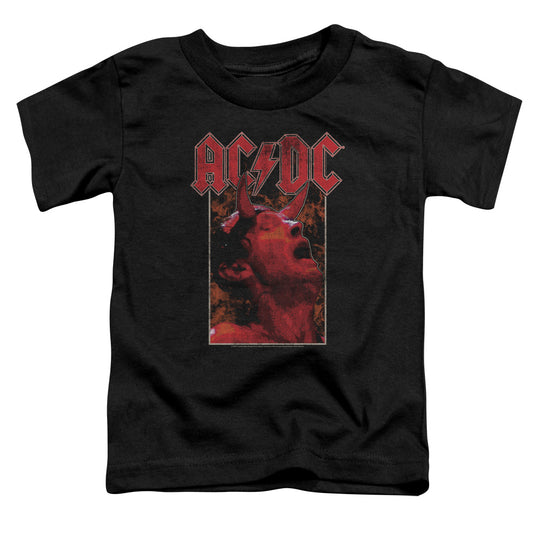 AC/DC Horns Toddler Kids Youth T Shirt Black