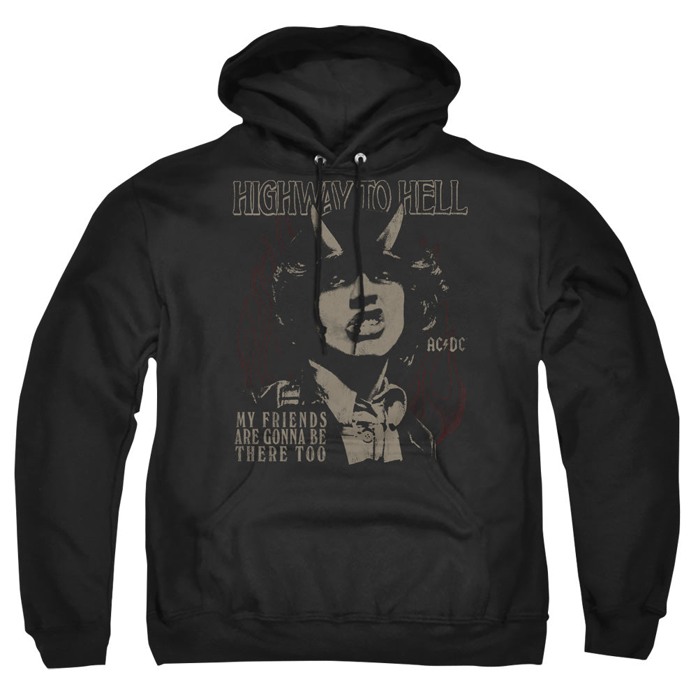 ACDC My Friends Mens Hoodie Black