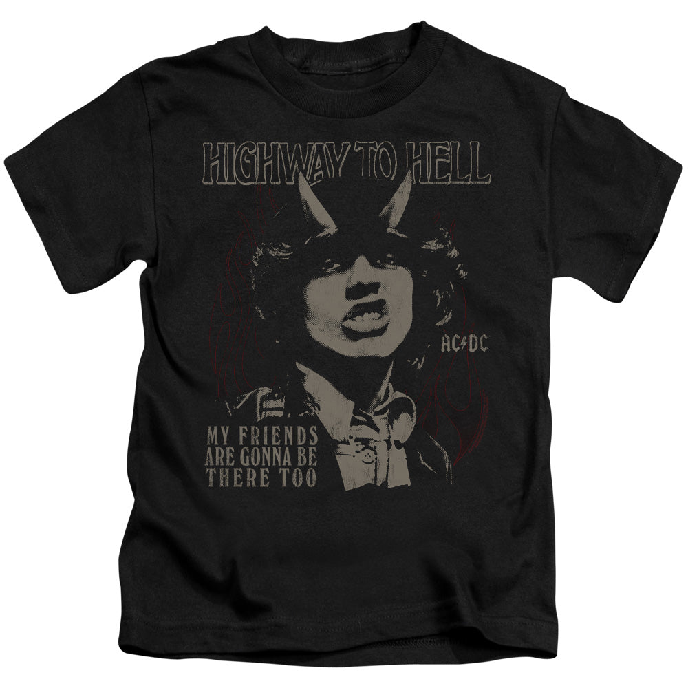 AC/DC My Friends Juvenile Kids Youth T Shirt Black