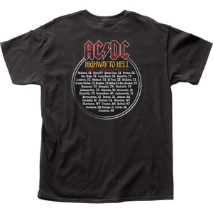 AC/DC Highway to Hell Tour Mens T Shirt Black
