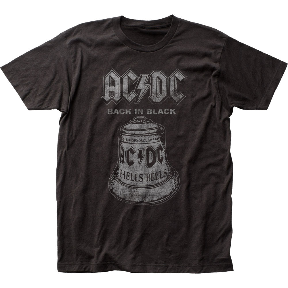 AC/DC Back In Black Hells Bells Mens T Shirt Black