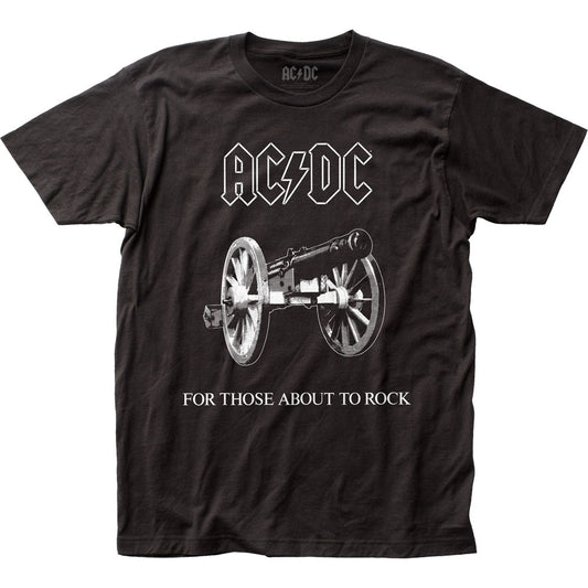 AC/DC For Those About To Rock Mens T Shirt Black