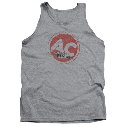 AC Delco AC Circle Mens Tank Top Shirt Athletic Heather