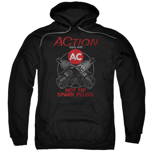 AC Delco Cross Plugs Mens Hoodie Black