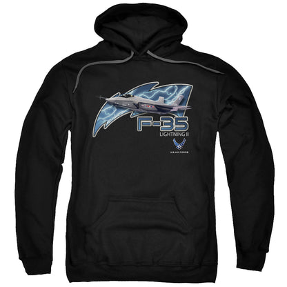 Air Force F35 Mens Hoodie Black