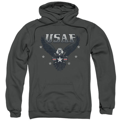 Air Force Incoming Mens Hoodie Charcoal