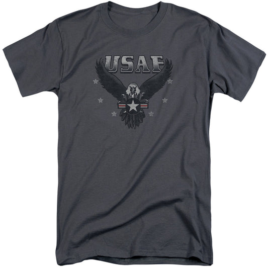 Air Force Incoming Mens Tall T Shirt Charcoal