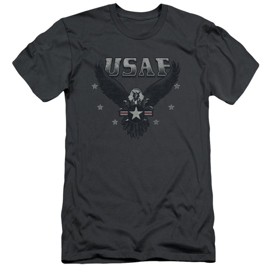 Air Force Incoming Slim Fit Mens T Shirt Charcoal