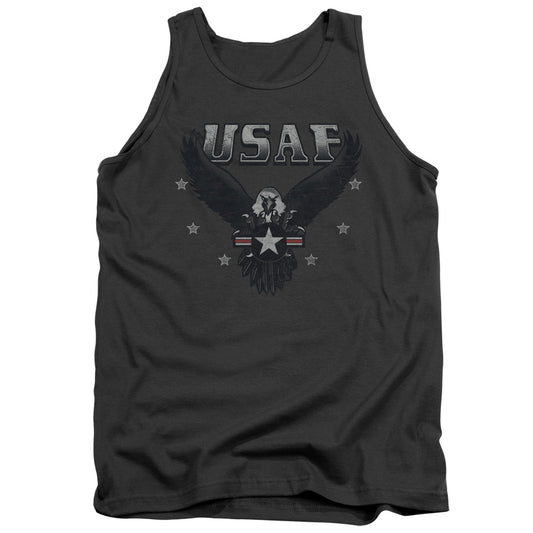 Air Force Incoming Mens Tank Top Shirt Charcoal