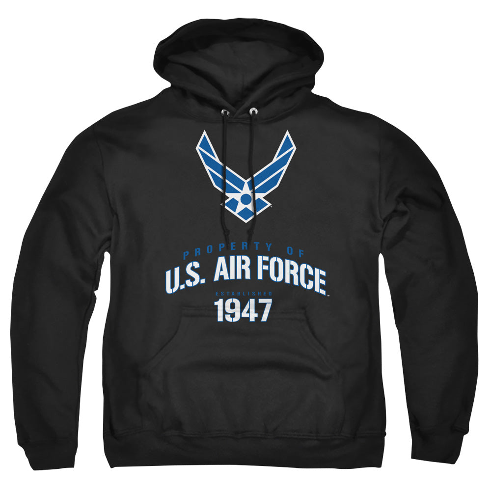 Air Force Property Of Mens Hoodie Black