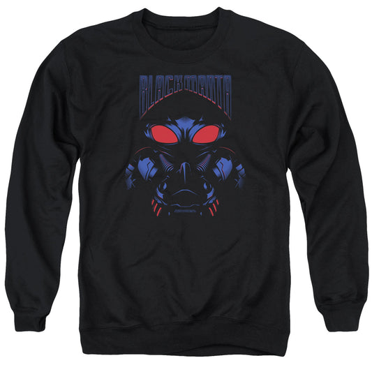 Aquaman Movie Black Manta Mens Crewneck Sweatshirt Black