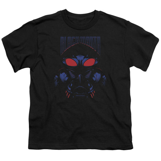 Aquaman Movie Black Manta Kids Youth T Shirt Black