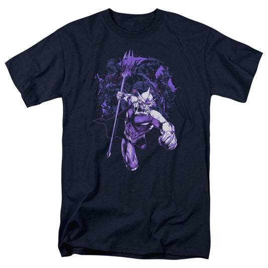 Aquaman Movie Evil Doers Mens T Shirt Navy Blue