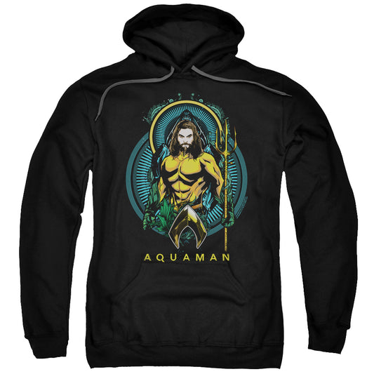 Aquaman Movie Aqua Nouveau Mens Hoodie Black