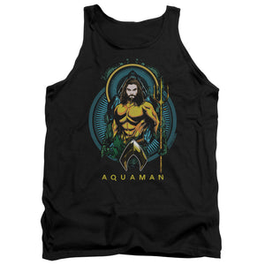Aquaman Movie Aqua Nouveau Mens Tank Top Shirt Black