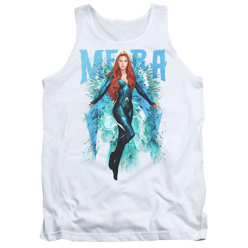 Aquaman Movie Mera Mens Tank Top Shirt White