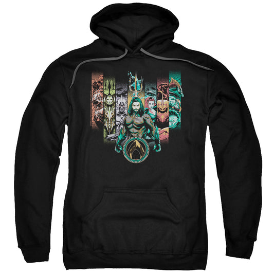 Aquaman Movie Unite The Kingdoms Mens Hoodie Black