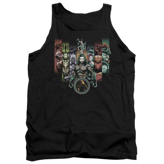 Aquaman Movie Unite The Kingdoms Mens Tank Top Shirt Black