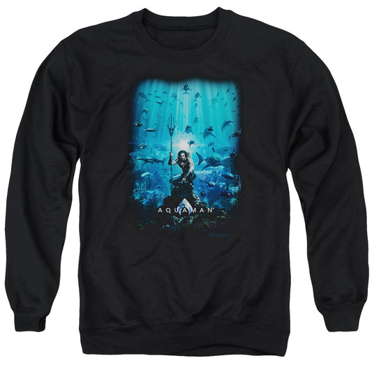 Aquaman Movie Poster Mens Crewneck Sweatshirt Black