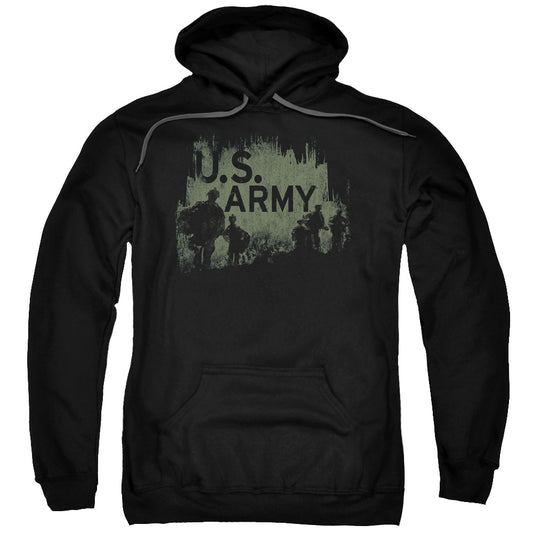 Army Soldiers Mens Hoodie Black Officially Licensed