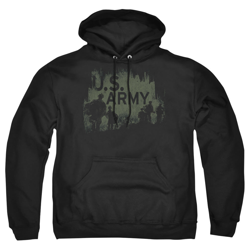 Army Soldiers Mens Hoodie Black Officially Licensed