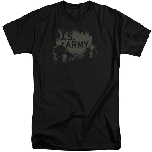 Army Soilders Mens Tall T Shirt Black Officially Licensed