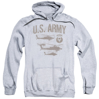 Army Airborne Mens Hoodie Athletic Heather Officially Licensed