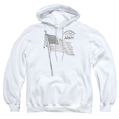 Army Tristar Mens Hoodie White Officially Licensed