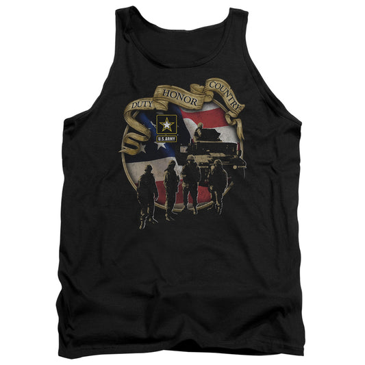 Army Duty Honor Country Mens Tank Top Shirt Black