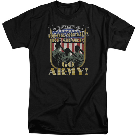 Army Go Army Mens Tall T Shirt Black Officially Licensed