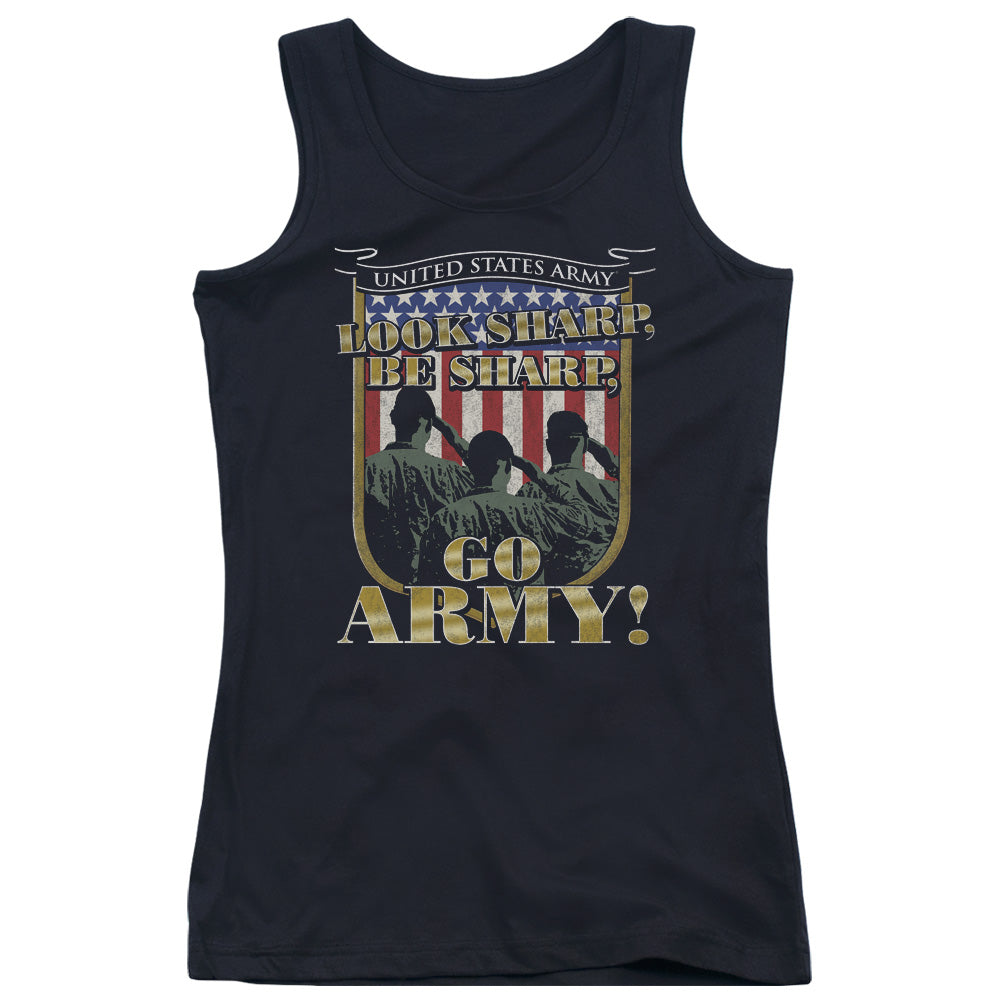 Army Go Army Womens Tank Top Shirt Black