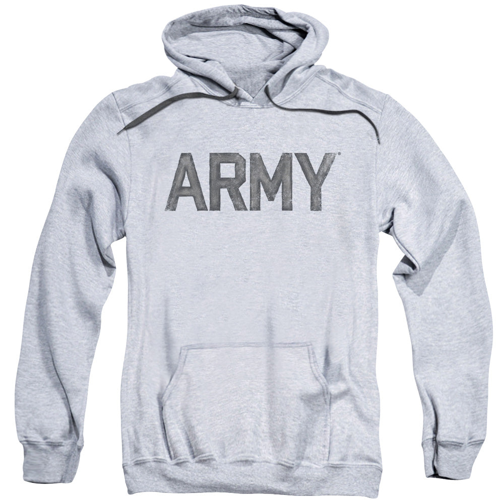 Army Star Mens Hoodie Athletic Heather Officially Licensed