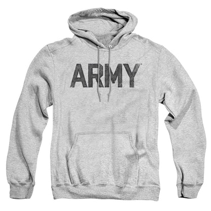 Army Star Mens Hoodie Athletic Heather Officially Licensed