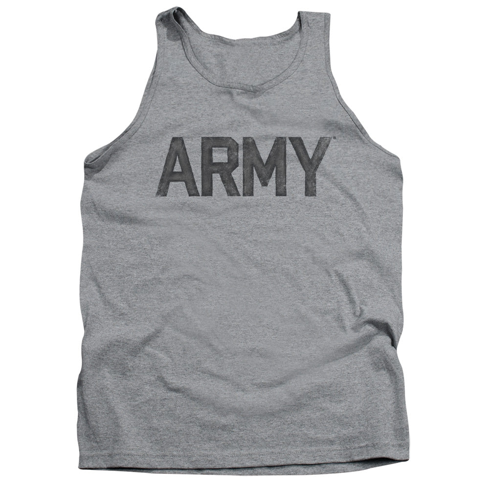 Army Star Mens Tank Top Shirt Athletic Heather