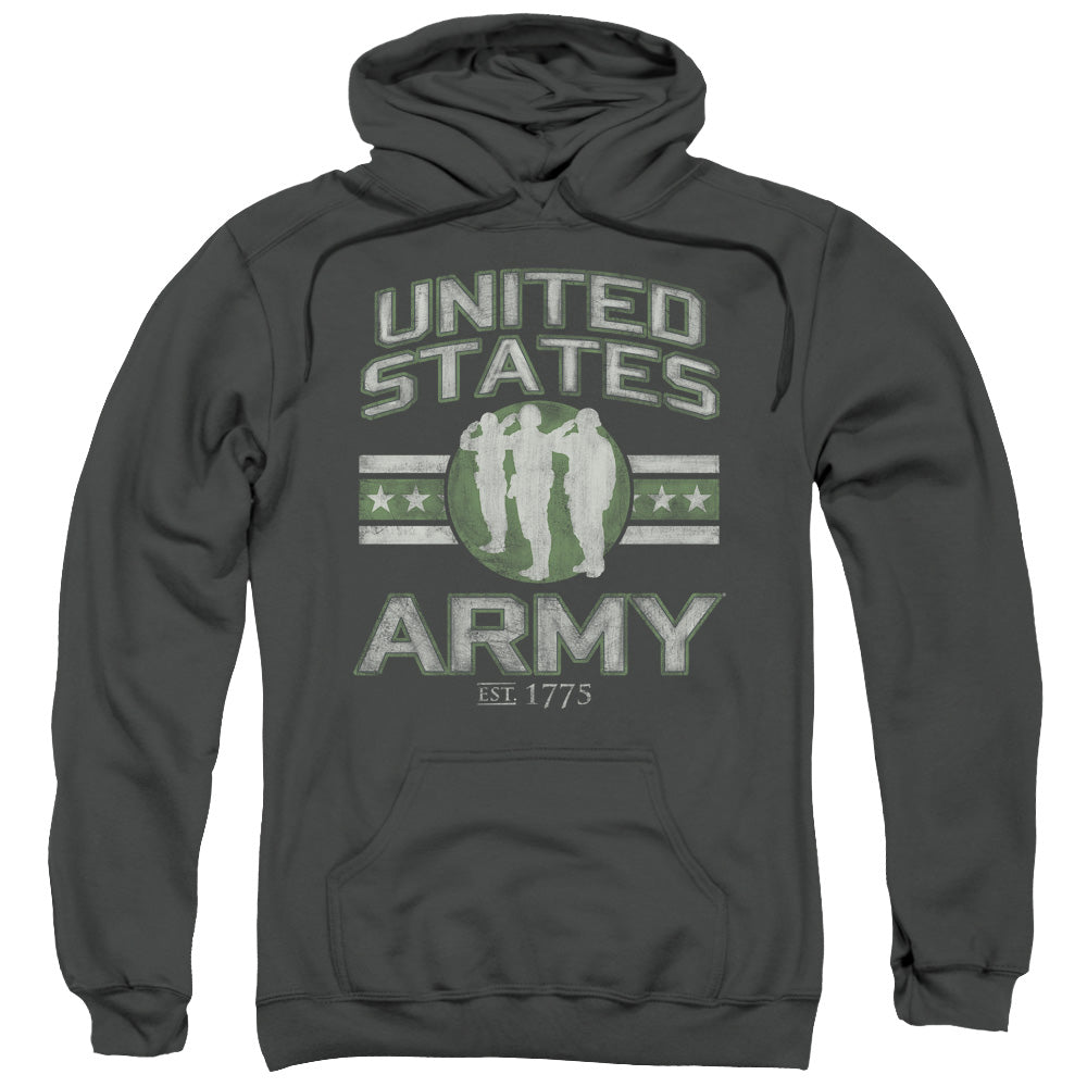 Army United States Army Mens Hoodie Charcoal Officially Licensed