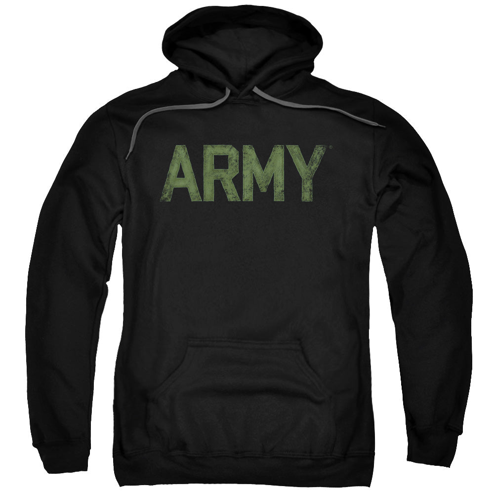 Army Type Mens Hoodie Black Officially Licensed