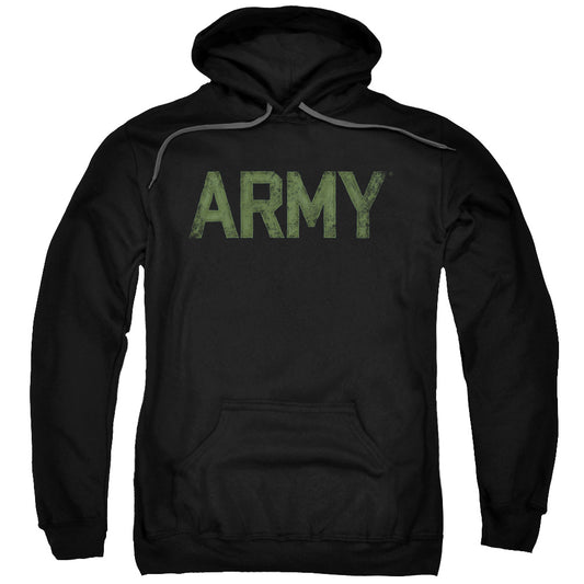 Army Type Mens Hoodie Black Officially Licensed