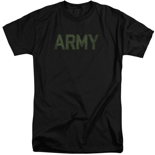 Army Type Mens Tall T Shirt Black Officially Licensed