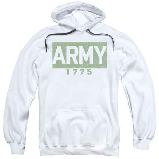 Army Block Mens Hoodie White Officially Licensed