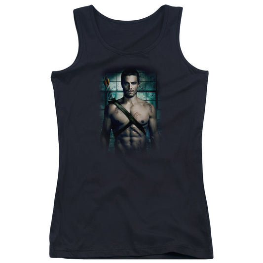 Arrow Shirtless Womens Tank Top Shirt Black