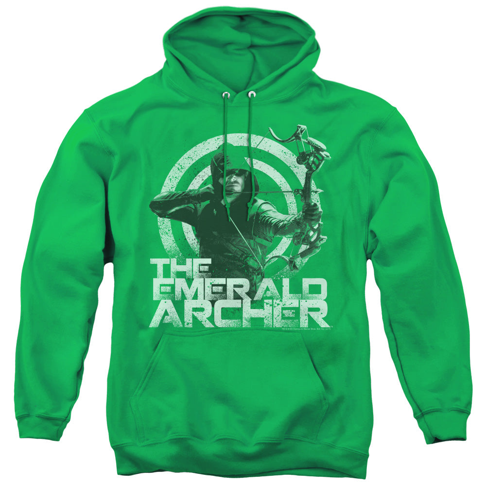 Arrow Archer Mens Hoodie Kelly Green