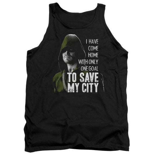 Arrow Save My City Mens Tank Top Shirt Black