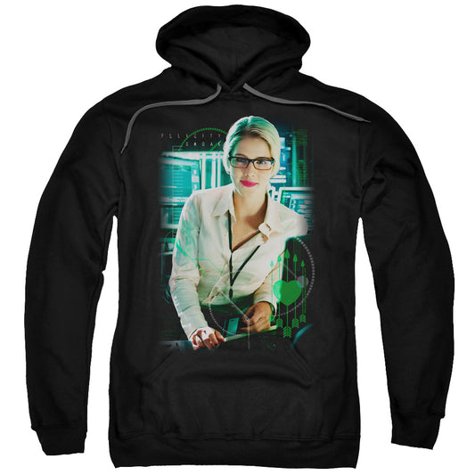 Arrow Felicity Oak Mens Hoodie Black Officially Licensed