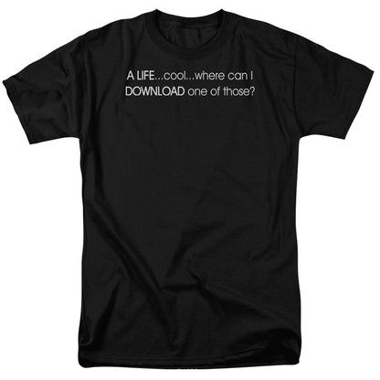 A Life Download Mens T Shirt Black