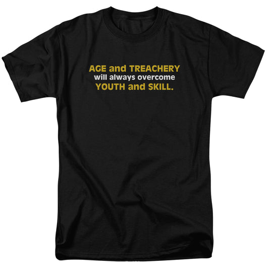 Age And Treachery Mens T Shirt Black