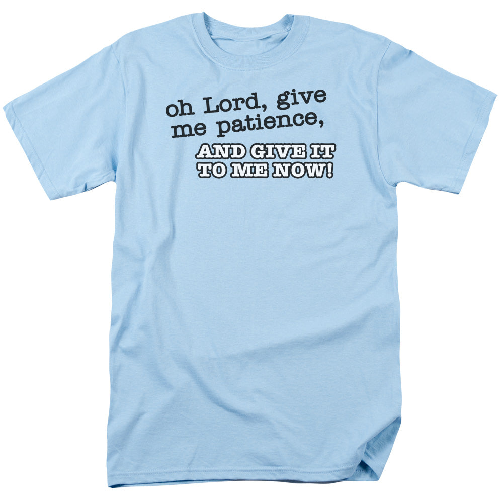 Oh Lord of the Ringsd Patience Mens T Shirt Light Blue