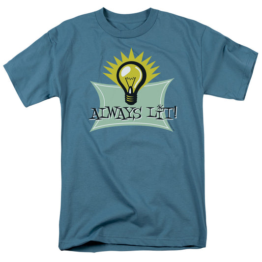 Always Lit Mens T Shirt Slate